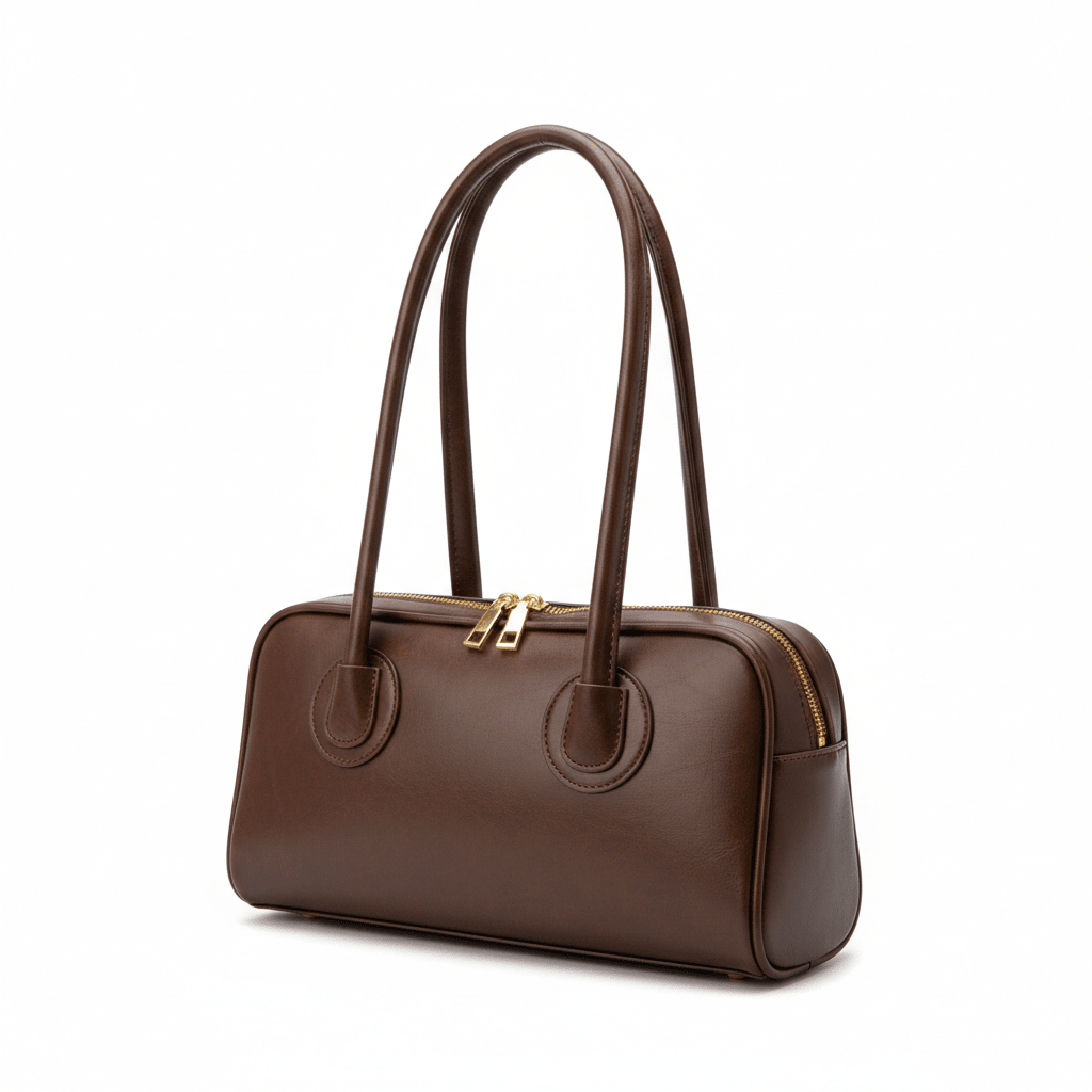 Bolsa Feminina de Ombro com Costuras Elegantes Modelo Verona Classique