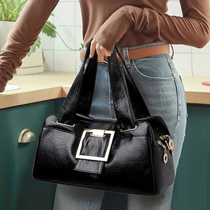 Bolsa Feminina de Ombro, Design Clássico Modelo Raissa